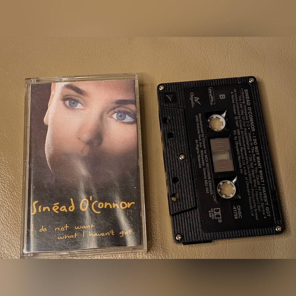 Sinead O'Connor 'I Do Not Want What I Haven't Got' Cassette Tape VG Condition